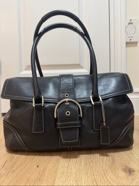 Coach soho flap satchel